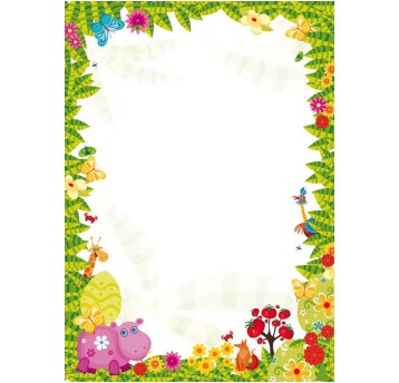 Dyplom ozdobny A4 170g Dżungla 25 szt. GALERIA PAPIERU [211117]