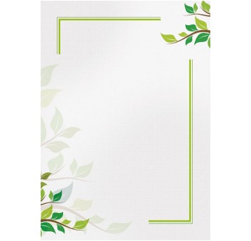 Dyplom ozdobny A4 170g Green 25 szt. GALERIA PAPIERU [218917]