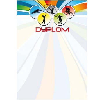 Dyplom ozdobny A4 170g Igrzyska 25 szt. GALERIA PAPIERU [212617]
