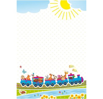 Dyplom ozdobny A4 170g Lokomotywa 25 szt. GALERIA PAPIERU [216117]