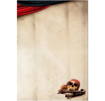 Dyplom ozdobny A4 170g Pirat 25 szt. GALERIA PAPIERU [214817]