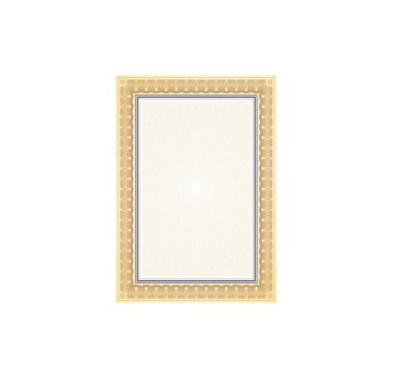 Dyplom ozdobny A4 170g Rozeta złota 25 szt. GALERIA PAPIERU [218617]