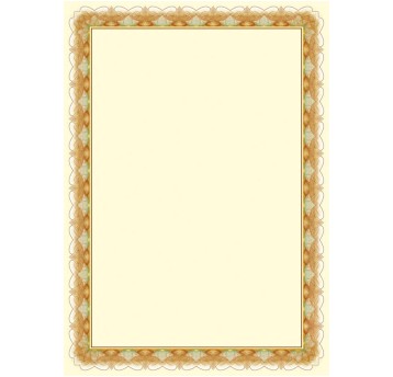 Dyplom ozdobny A4 250g Złoto 20 szt. GALERIA PAPIERU [210225]