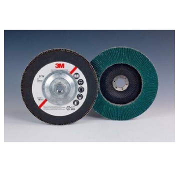 Dysk lamelkowy 3M 577F nakrętka uchylny 125mm x 22mm nasyp P60 kol. zielony [64855 / 3M177577]