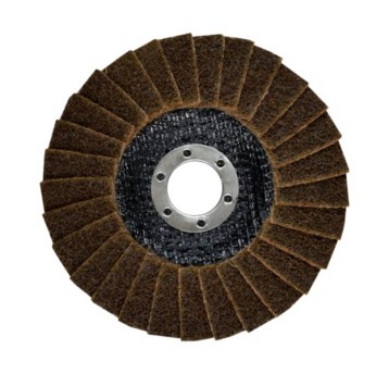 Dysk lamelkowy 3M SCOTCH-BRITE SC-RD nakrętka uchylny 125mm x 22mm włóknina ACRS kol. brązowy