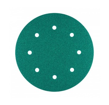Dysk ścierny 3M Hookit 245D rzep 9 otworów 150mm nasyp P60 kol. zielony [514065]