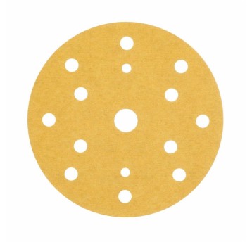 Dysk ścierny 3M Hookit 255P rzep 15 otworów 150mm nasyp P360 kol. żółty [50452 / 1708397 / 7000146293]