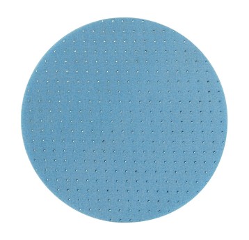 Dysk ścierny 3M Hookit rzep wielootworowy 150mm nasyp P600 kol. niebieski elastyczny na gąbce [33539 / 7100224821]