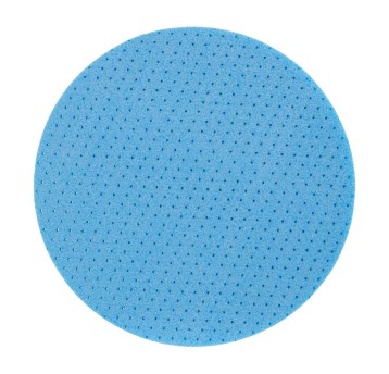 Dysk ścierny 3M Hookit rzep wielootworowy 150mm nasyp P800 kol. niebieski elastyczny na gąbce [33540 / 7100100036]