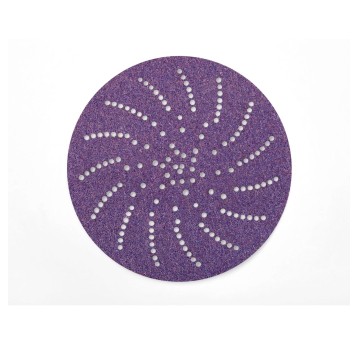 Dysk ścierny 3M XTRACT + CUBITRON II Hookit 775L rzep wielootworowy 152mm nasyp P120 kol. fioletowy Clean Sanding [1814096]