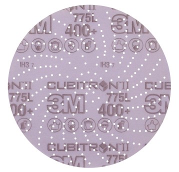 Dysk ścierny 3M XTRACT + CUBITRON II Hookit 775L rzep wielootworowy 152mm nasyp P80 kol. fioletowy Clean Sanding, 86824 [1814092]