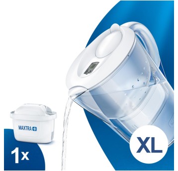 Dzbanek filtrujący wodę BRITA Marella XL 3,5L kol. biały w zestawie filtr Maxtra+ Pure Performance [1025955]