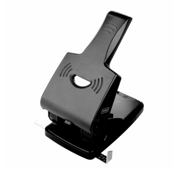 Dziurkacz archiwizacyjny metal D.RECT 0415 kol. czarny 65 kartek 2 dziurki [110571]