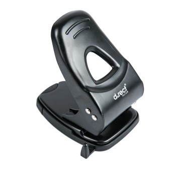 Dziurkacz archiwizacyjny metal D.RECT 0419 kol. czarny 65 kartek 2 dziurki [105009]