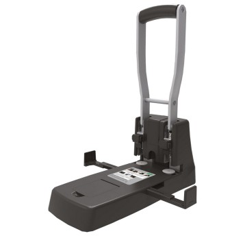 Dziurkacz archiwizacyjny metal D.RECT 1500 kol. czarny 150 kartek 2 dziurki [009545]