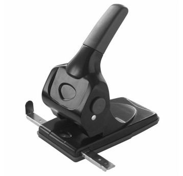 Dziurkacz archiwizacyjny metal D.RECT 418 kol. czarny 65 kartek 2 dziurki [110184]