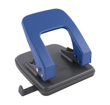 Dziurkacz uniwersalny metal D.RECT 0104H kol. niebiesko-czarny 40 kartek 2 dziurki [007021]