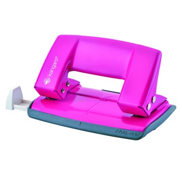 Dziurkacz uniwersalny metal KANGARO AION 10G/S kol. różowy 10 kartek 2 dziurki [KAA10G/S-16]