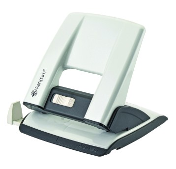 Dziurkacz uniwersalny metal KANGARO AION 30 kol. biały metaliczny 30 kartek 2 dziurki [KAA30-14]