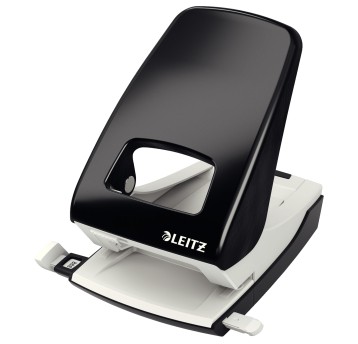 Dziurkacz uniwersalny metal LEITZ 5138 kol. czarny 40 kartek 2 dziurki [51380095]