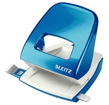 Dziurkacz uniwersalny metal LEITZ WOW 5008 kol. niebieski metaliczny 30 kartek 2 dziurki [50081036]