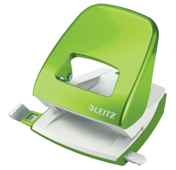 Dziurkacz uniwersalny metal LEITZ WOW 5008 kol. zielony metaliczny 30 kartek 2 dziurki [50081054]