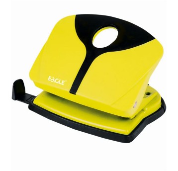 Dziurkacz uniwersalny metal / tworzywo EAGLE COLORTOUCH TYP6602 kol. żółty 16 kartek 2 dziurki [110-1689]