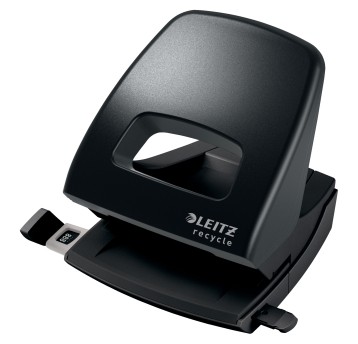 Dziurkacz uniwersalny metal / tworzywo LEITZ RECYCLE 5003 kol. czarny 30 kartek 2 dziurki [50030095 ]