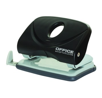 Dziurkacz uniwersalny metal / tworzywo OFFICE PRODUCTS kol. czarny 20 kartek 2 dziurki [18051411-05]
