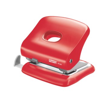 Dziurkacz uniwersalny metal / tworzywo RAPID FC30 kol. jasnoczerwony 30 kartek 2 dziurki [5000360]