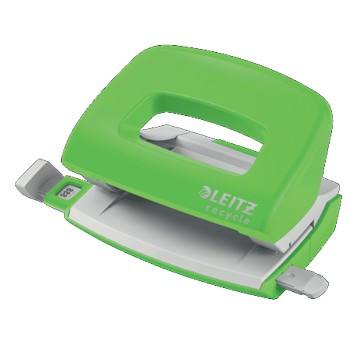 Dziurkacz uniwersalny tworzywo LEITZ NEXXT RECYCLE 5010 kol. zielony 10 kartek 2 dziurki [50100055]