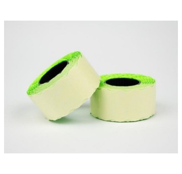 Etykiety cenowe w rolce papierowe EMERSON 26 x 16mm kol. zielony 600 szt. dwurzędowe proste [etrcdt026x016drz]