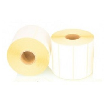 Etykiety do drukarek termotransferowych w rolce foliowe AGBIT 50 x 30mm kol. biały 1000 szt. gilza 40 [AG2103.50.30-40.10]