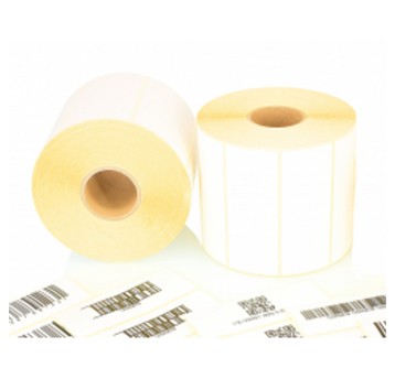 Etykiety do drukarek termotransferowych w rolce papierowe AGBIT 50 x 30mm kol. biały 2000 szt. gilza 40 [AG1102.50.30-40.20]