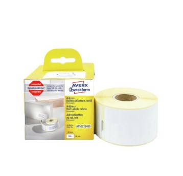 Etykiety do termodruku adresowe w rolce typu Dymo papierowe AVERY ZWECKFORM 36 x 89mm kol. biały 260 szt. [ASS0722400]