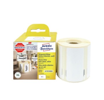 Etykiety do termodruku w rolce typu Dymo HEAVY DUTY poliestrowe AVERY ZWECKFORM 32 x 57mm kol. biały 400 szt. [A1933084]