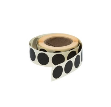 Etykiety kółka do zaznaczania NEOPAK Ø25mm kol. czarny 500 szt. [NO25CZA]