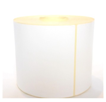 Etykiety uniwersalne 80 x 120mm kol. biały 500 szt. jednorzędowa