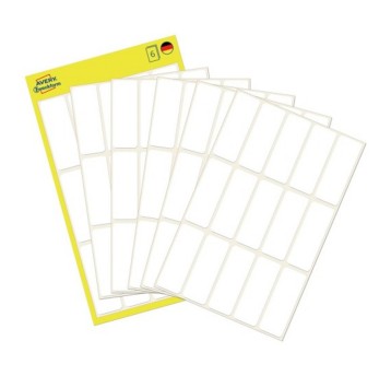 Etykiety uniwersalne do opisu ręcznego papierowe AVERY ZWECKFORM 38 x 14mm kol. biały 90 szt. [3076]