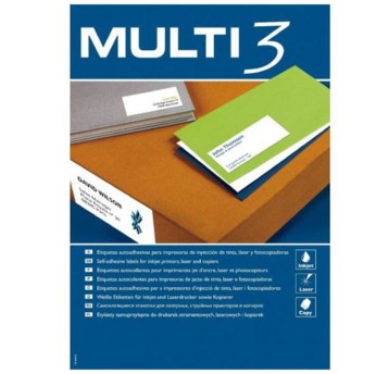 Etykiety uniwersalne papierowe MULTI-3 210 x 148mm kol. biały 200 szt. [AP4715]
