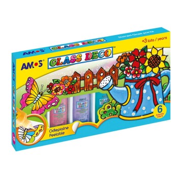 Farby witrażowe GRAND kpl. 6 kol. x 22ml [GD22PW6]