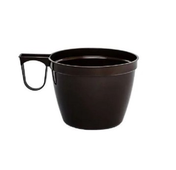 Filiżanka plastik do gorących napojów 160ml kol. brązowy 50 szt. GUILLIN