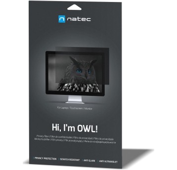 Filtr prywatyzujący na monitor 27" 16:9 NATEC Owl czarny [NFP-2118]
