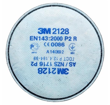 Filtr wymienny cząstek stałych 3M SERIA 2000 2128 P2 złącze bagnetowe 1 para [2128]