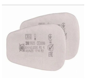 Filtr wymienny cząstek stałych 3M SERIA 5000 5925 P2 złącze bagnetowe 1 para [5925]