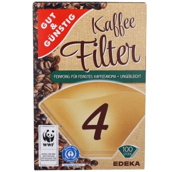 Filtry do kawy "4" 100 szt. + 20 szt.
