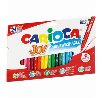 Flamastry CARIOCA JOY 40532 końcówka filcowa 1-2mm kpl. 24 kol. [160-1470]