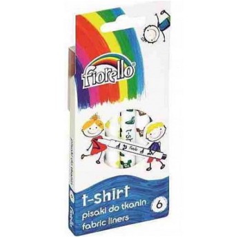 Flamastry do tkanin FIORELLO GR-F125 końcówka okrągła 1,1-2mm kpl. 6 kol. [160-2038]