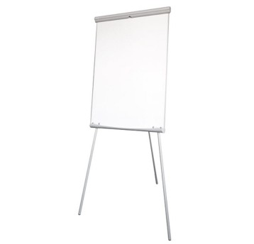 Flipchart stalowy suchościeralno - magnetyczny mobilny 70 x 100cm 2x3 kol. biały [TF03 ECO]