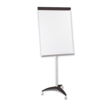 Flipchart stalowy suchościeralno - magnetyczny mobilny 70 x 100cm 2x3 kol. biały [TF17]